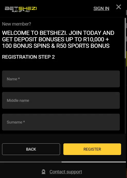 Signup form-2